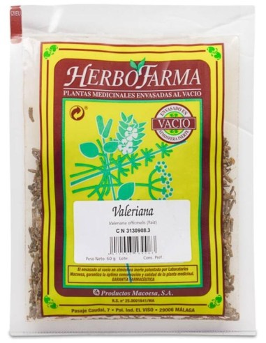 Herbofarma Valeriana Al Vacío, 60 G