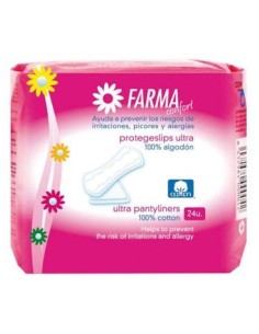 Farmaconfort Protegeslip Ultrafino 100% Algodón 24Uds