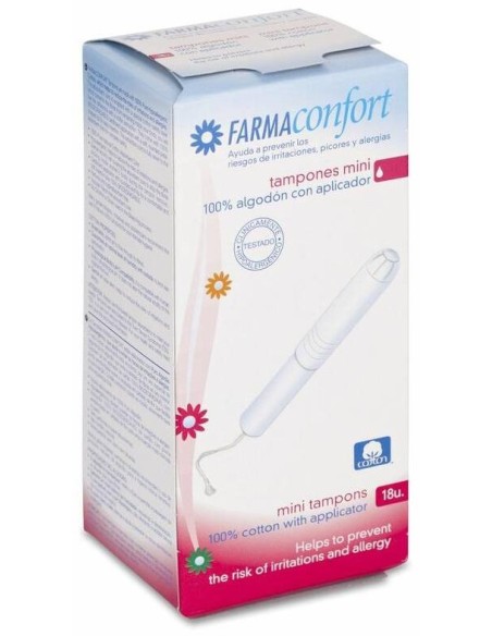 Farmaconfort Tampón Mini Con Aplicador, 18 Uds