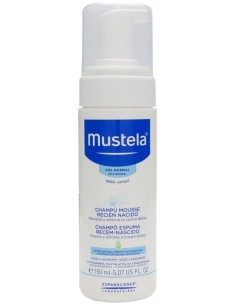 Mustela Champú Mousse Recién Nacido, 150 Ml