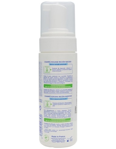 Mustela Champú Mousse Recién Nacido, 150 Ml