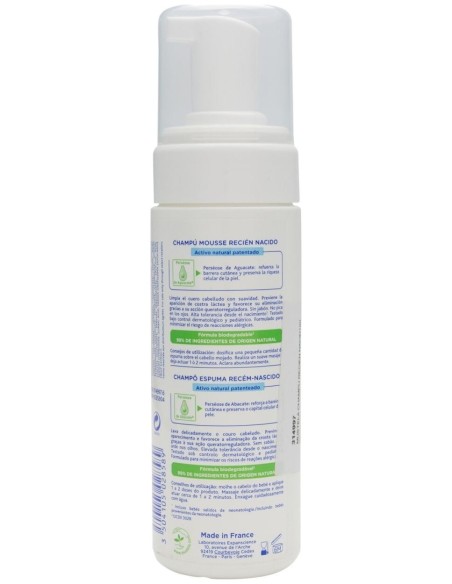 Mustela Champú Mousse Recién Nacido, 150 Ml