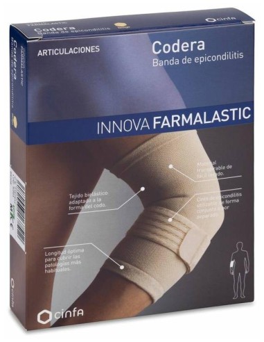 Farmalastic Innova Codera Epicondilitis Beige Mediana, 1 Ud