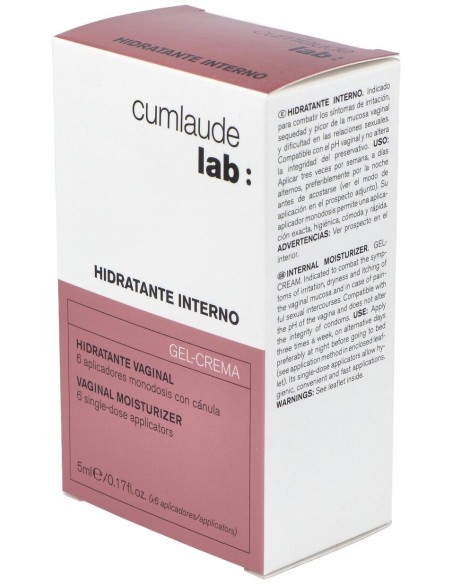Cumlaude Hidratante Interno Gel-Crema 6 Ml, 6 Uds