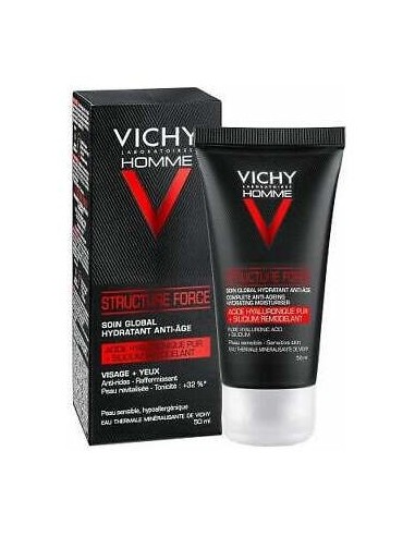 Vichy Homme Structure Force Crema Hidratante Antiedad 50Ml