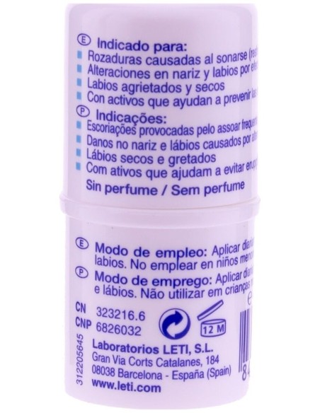 Letibalm Repair Balsamo Nariz-Labios Stick 4Gr
