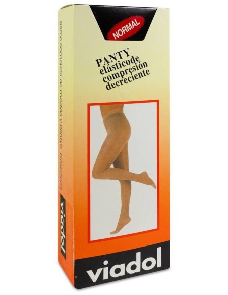 Panty Viadol Compresión Normal Va 40 Negro Talla Mediana Negro