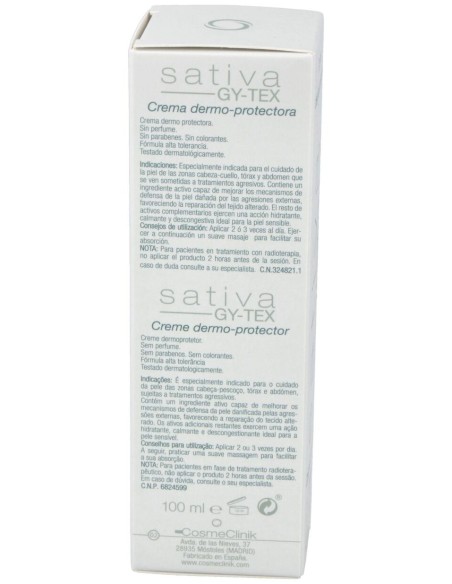 Sativa Gy-Tex Cosmeclinik Crema Hidratante Dermoprotectora, 100 Ml