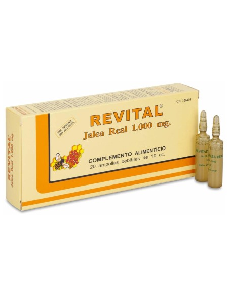 Revital Jalea Real Ampollas Bebibles 20Uds