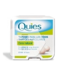Quies Tapones Para Los Oídos Cera Natural 16Uds