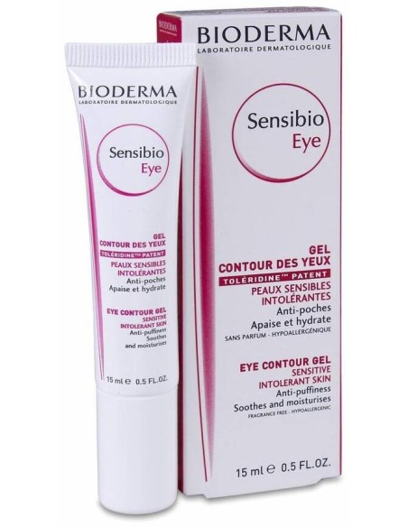 Bioderma Sensibio Contorno Ojos Gel-Crema Piel Sensible, 15 Ml