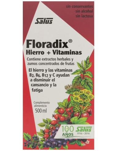 Floradix® Hierro + Vitaminas 500Ml
