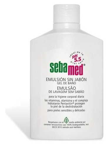 Emulsion Sin Jabon Gel De Baño 500Ml.