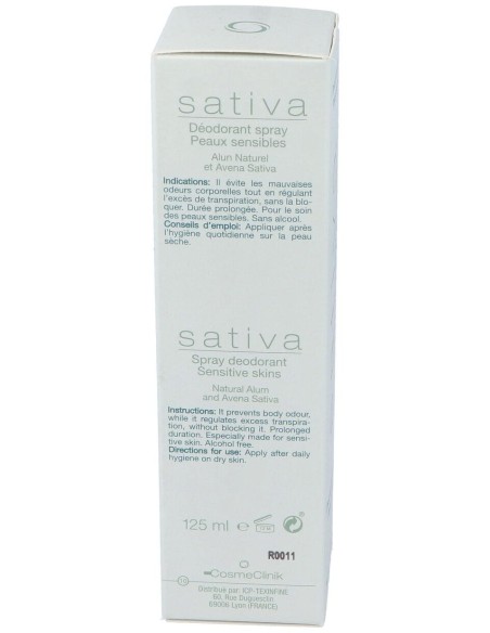 Cosmeclinik Sativa Desodorante Spray 125 Ml.