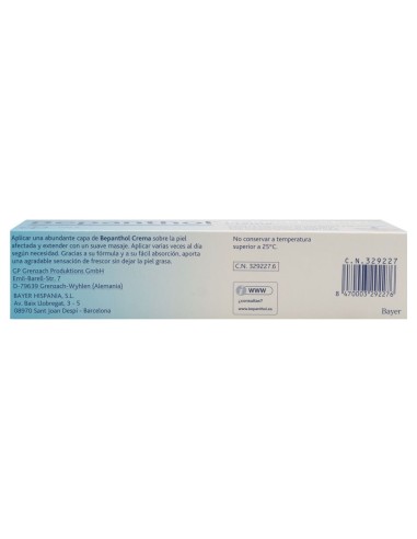 Bepanthol Quemaduras Piel Agredida 100Gr