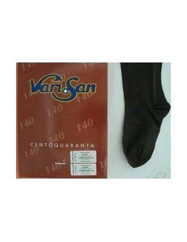 Varisan Media Larga Con Silicona Compresión Normal Marrón Talla 4, 1 Ud