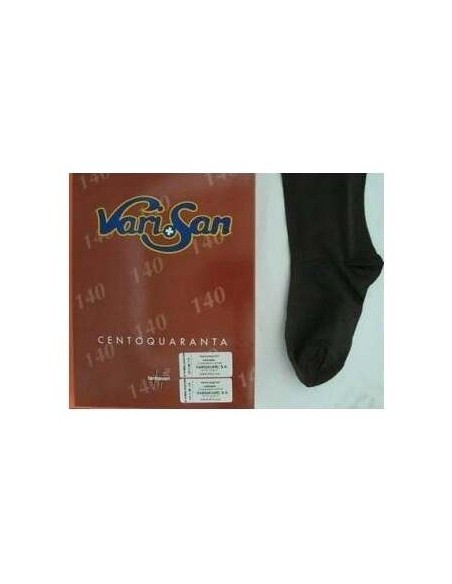 Varisan Media Larga Con Silicona Compresión Normal Marrón Talla 4, 1 Ud