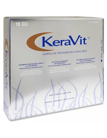 Keravit Ampollas Tratamiento Anticaída 18Uds