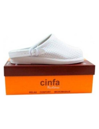 Hankshoes Zueco Confort Blanco Talla 44, 1 Par