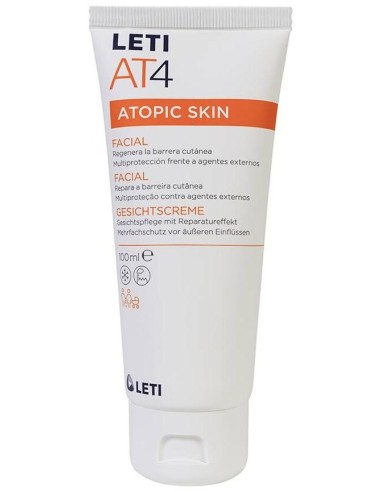 Leti At4 Facial Piel Atópica, 100 Ml
