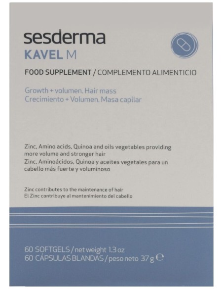 Seskavel Anticaida Kavel M (Masa Capilar) 60Cap.