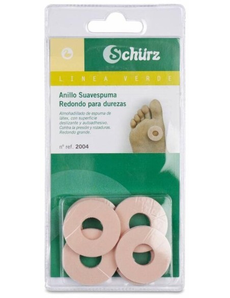 Blíster Schurz Anillos Durezas, 6 Unidades