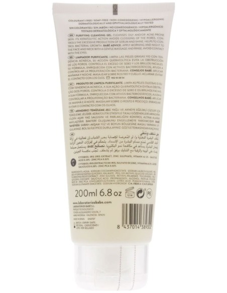 Babé Stop Akn Gel Limpiador Purificante 200Ml