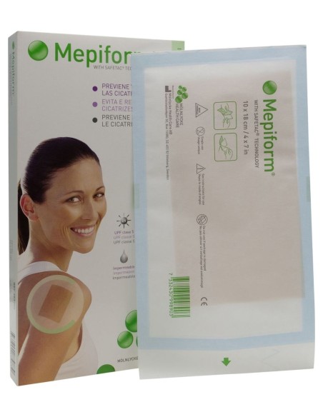 Mepiform Lámina Reductor Cicatrices Silicona 10 X 18, 5 Unidades