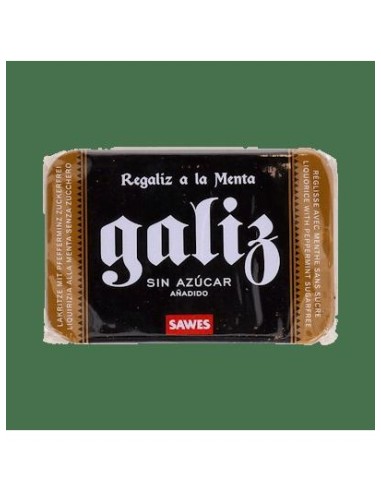Sawes Galiz Regaliz A La Menta Sin Azúcar, 20 G