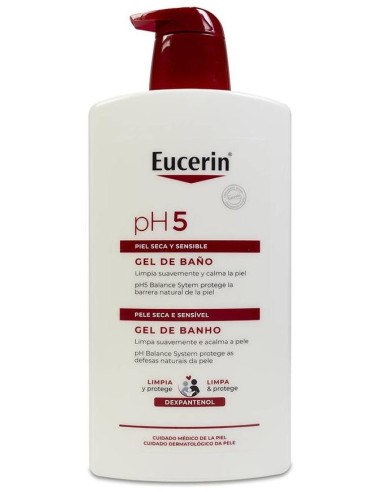 Eucerin Gel De Baño Ph5 1000Ml