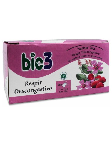 Bie3 Respir Descongestivo Infusion 25Sbrs.