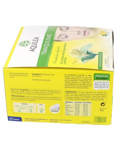 Aquilea Infusiones Tranquilidad 40 Bolsitas