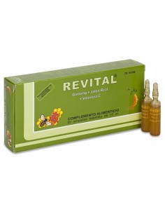 Revital Ginseng + Jalea Real + Vitaminac, 20 Uds