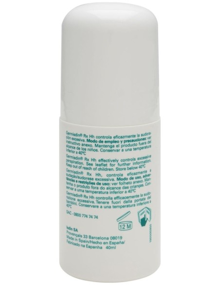 Isdin Germisdin Ultra 72H Antitranspirante Roll-On, 40 Ml
