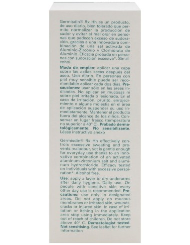 Isdin Germisdin Ultra 72H Antitranspirante Roll-On, 40 Ml