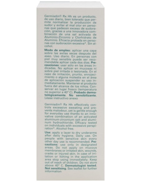 Isdin Germisdin Ultra 72H Antitranspirante Roll-On, 40 Ml
