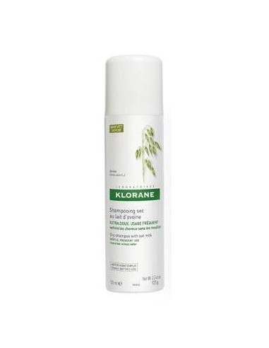 Klorane Champú Seco Extra-Suave A La Leche De Avena, 150 Ml