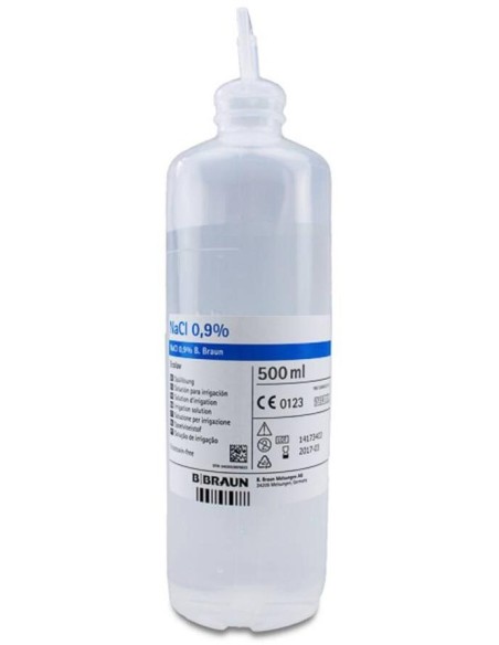 Braun Cloruro Sódico 0,9% Para Irrigación, 500 Ml