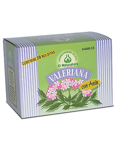 El Naturalista Valeriana Con Anis 20 Infusiones