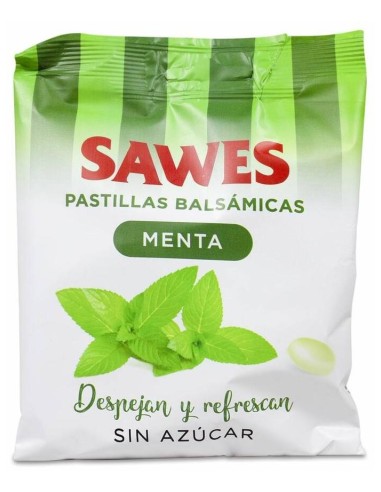 Sawes Pastillas Balsámicas Menta Sin Azúcar, 50 G