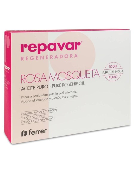 Repavar Regeneradora Aceite Puro De Rosa Mosqueta, 15 Ml