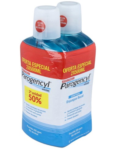 Duplo Parogencyl Control Encías Colutorio, 2 X 500 Ml