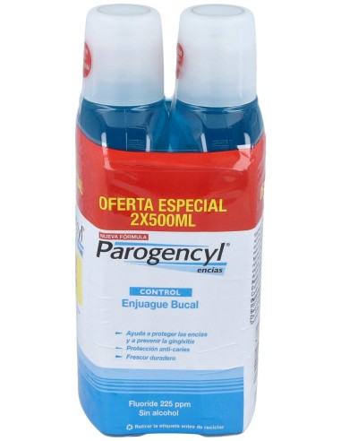 Duplo Parogencyl Control Encías Colutorio, 2 X 500 Ml