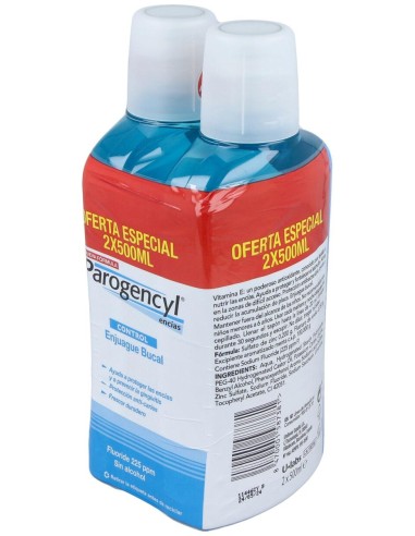 Duplo Parogencyl Control Encías Colutorio, 2 X 500 Ml