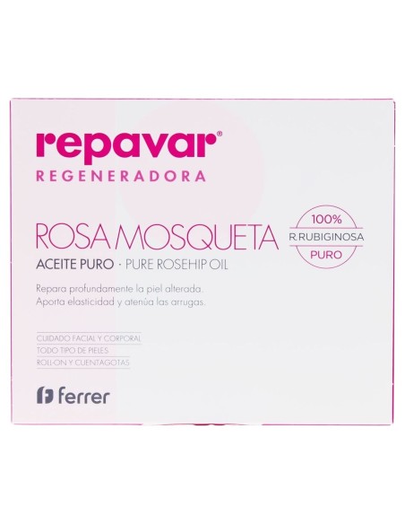 Repavar Regeneradora Aceite Puro De Rosa Mosqueta, 15 Ml