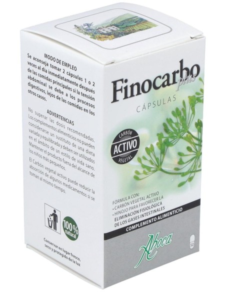 Aboca Finocarbo Plus Hinojo 500 Mg, 50 Cápsulas