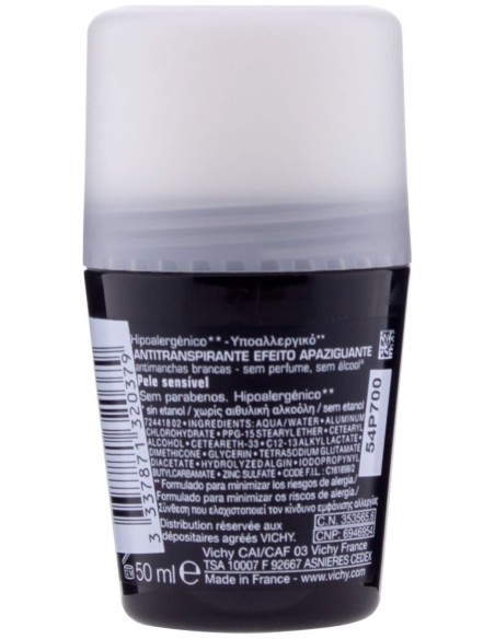 Vichy Homme Desodorante Piel Sensible Roll On 50Ml