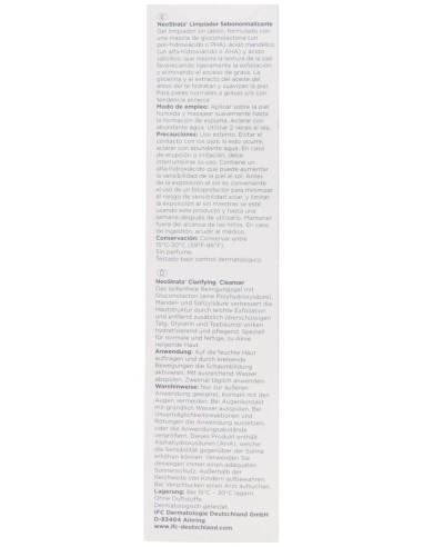 Neostrata Clarify Limpiador Sebonormalizante Mandélico 200Ml