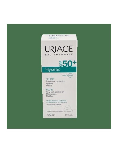 Uriage Hyséac Fluido Solar Spf 50 Piel Grasa, 50 Ml