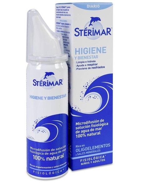 Stérimar Limpieza Nasal Agua De Mar Uso Diario, 50 Ml